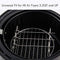 Air Fryer Accessories, 6" Pizza Pan, Multi-Purpose Rack with Skewers, Set of 2