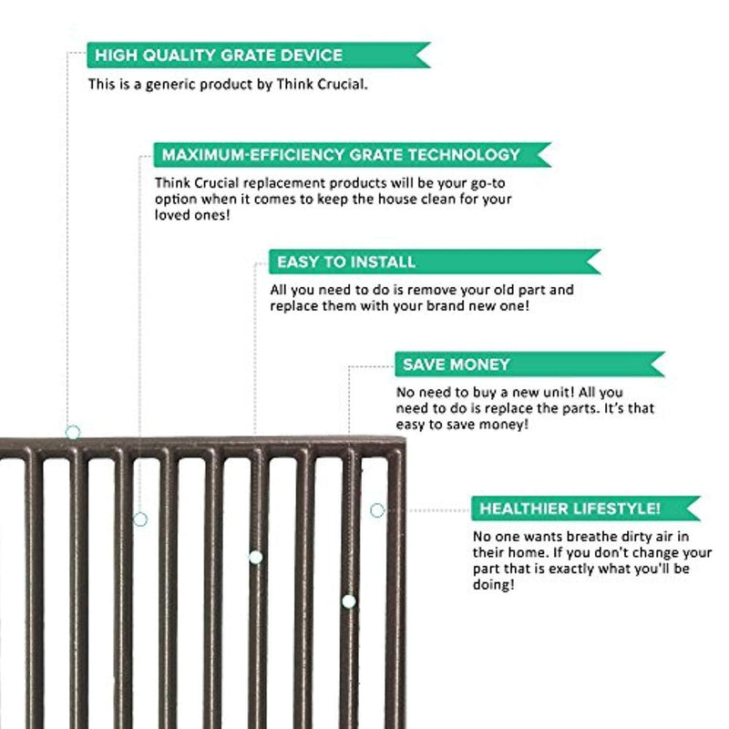 Think Crucial 2 Replacements Weber Cooking Grate Fits Weber Grills, Compatible Part