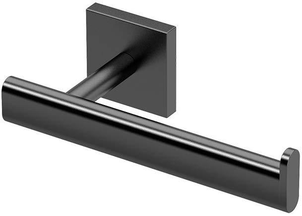 Gatco 4053AMX Elevate Bathroom Standard Toilet Paper Holder, Matte Black