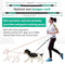 Paw Lifestyles Hands Free Dog Leash for Running Walking Training Hiking, Dual-Handle Reflective Bungee, Poop Bag Dispenser Pouch, Adjustable Waist Belt, Shock Absorbing, Ideal for Medium to Large Dogs