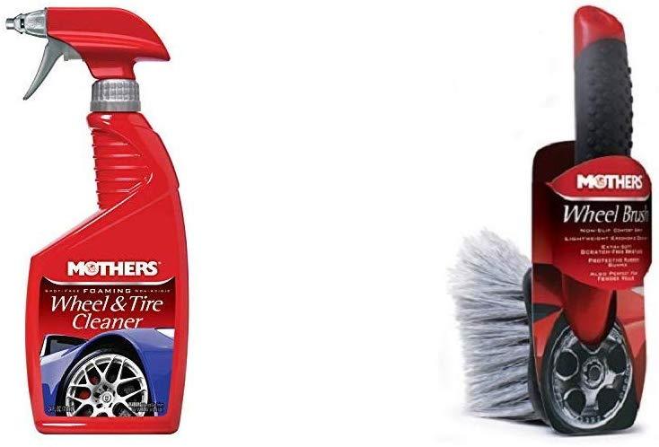 Mothers 05924 Foaming Wheel & Tire Cleaner, 24 oz.