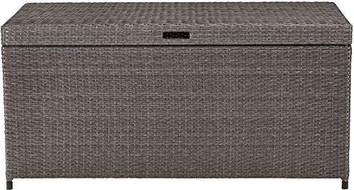 Crosley Furniture Palm Harbor Outdoor Wicker Storage Bin - Grey