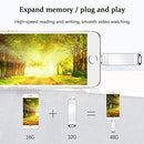 USB Flash Drive for iPhone iPad 32GB USB 3.0, 3 in 1 Lightning Flash Drive Photo Stick, iOS External Storage Memory Stick Thumb Drive for Android MacBook Windows PC OTG (32GB)