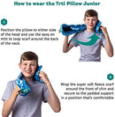 trtl Pillow - Scientifically Proven Super Soft Neck Support Travel Pillow – Machine Washable (Grey)