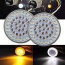 Motorcycle LED Light 2" 50mm Bullet Style LED Turn Signals Pannel For Motor bike Sporter Softail Touring (1157 base-1)