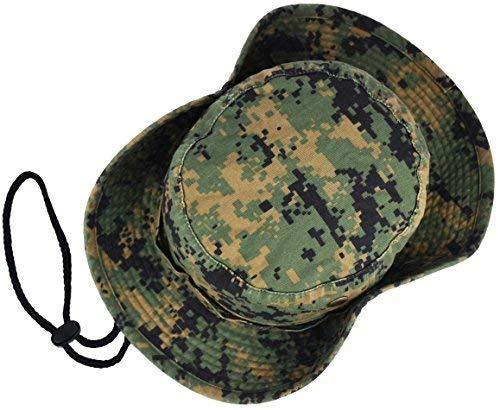 Summer Bucket Cap, Sun Hat Chinstrap, Outdoor Hunting Fishing Safari Boonie Hat