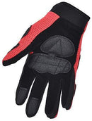 Street Bike Full Finger Motorcycle Gloves 09 (Large, black)