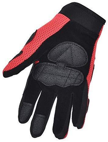 Street Bike Full Finger Motorcycle Gloves 09 (Large, black)