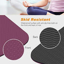 TOPLUS Yoga Mat - Classic 1/4 inch Pro Yoga Mat Eco Friendly Non Slip Fitness Exercise Mat with Carrying Strap-Workout Mat for Yoga, Pilates and Floor Exercises