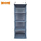 Aibrisk 4 Shelves Hanging Closet Organizer Collapsible Hanging Closet Shelves Storage Organizer Oxford Cloth, Gray