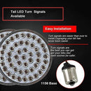 Motorcycle LED Light 2" 50mm Bullet Style LED Turn Signals Pannel For Motor bike Sporter Softail Touring (1157 base-1)