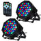 Luditek DMX Stage Lights, 36 LED DJ Par Lights with Remote,Sound Activated Stage Lighting for Dance Party DJ Show-2 Pack