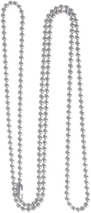 50pcs Nickel Plated Ball Chain Necklace, KinHom 24 Inches Long 2.4mm Bead Size