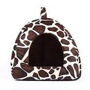 Spring Fever Small Big Animal Strawberry Guinea Pigs Rabbit Dog Cat Puppy Pet Fleece House Indoor Water Resistant Beds