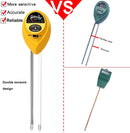 Womtri Soil pH Meter,3-in-1 Soil Test Kits with Moisture,Light and PH Tester for Plant,Garden (Yellow)