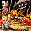 A ALPS Digital Instant Read Meat Thermometer with Probe Fast Waterproof Thermometer with Back light and Calibration. Digital Food Thermometer for Cooking, Kitchen