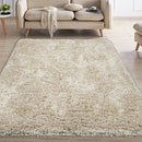 Ottomanson Flokati Collection Faux Sheepskin Shag Runner Rug, 2'X5', Dark Grey