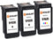 Novajet Remanufactured for Canon PG-245XL CL-246XL 245 XL 246 XL Ink Cartridge Replacement (2 Black 1 Tri-Color) for PIXMA iP2820 MG2420 MG2520 MG2922 MG2924 MX492