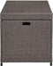 Crosley Furniture Palm Harbor Outdoor Wicker Storage Bin - Grey