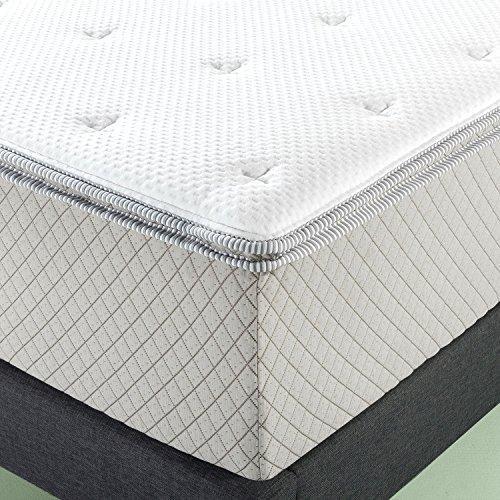 Zinus 2.5 Inch Green Tea Memory Foam Quilted Mattress Pad for Mattresses 12 Inches and under, Mattress Topper Rejuvenator, King