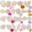 26Pcs Stainless Steel Gum Paste Flower and Leaf Cutter Set Fondant Flower Cookie Cutter Sugarcraft Flower Making Tool for Wedding,Birthday Cake Decorating