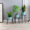 ZGXY 3 Pack Plant Stand Metal Potted Plant Holder for House, Garden,Patio, Black