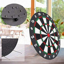 Ylovetoys Dart Board Soft Tip Safety Kids Dart Board Set Boys Toys Gifts, 16.4 inch Rubber Dartboard with 9 Soft Tip Safe Darts Great Game for Office and Family Leisure Sport