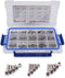 304 Stainless Steel Screw and Nut 535pcs, M2 M3 M4 Hex Socket Head Cap Screws Assortment Set Kit