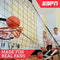 ESPN EZ Fold Indoor Basketball Game for 2 Players with LED Scoring and Arcade Sounds (6-Piece Set)