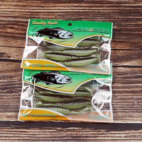 MILTECH  Soft Bait Shad Fishing Lure Paddle Tail Swimbaits Plastic Lures