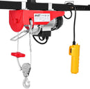 Goplus 1320LBS Lift Electric Hoist Crane Remote Control Power System, Carbon Steel Wire Overhead Crane Garage Ceiling Pulley Winch w/Emergency Stop Switch, UL Approval