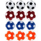 Qtimal Table Soccer Foosballs Replacement Balls, Mini Colorful 36mm Official Tabletop Game Ball - Set of 12