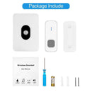 Wireless Doorbell ,Waterproof Door Chime Kit with 1 Push Button,1 Plug-in Receiver,55 Melodies ,5 Level Volume，Night Light and LED Indicator Operating at 1000ft for Home Office