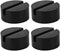 YZ-Room 4 Pack Universal Jack Pad Slotted Rubber Jack Pad Medium Size - Frame Rail Protector Puck/Pad Keeps Pinch Weld, Paint and Metal Safe (4Pack)