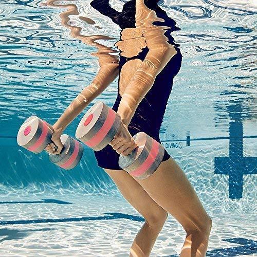 ZEYU SPORTS Aquatic Exercise Dumbbells - Set of 2 - for Water Aerobics