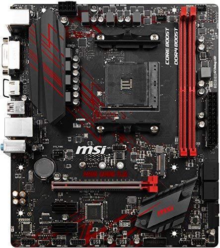 MSI Performance Gaming AMD Ryzen 1st and 2nd Gen AM4 M.2 USB 3 DDR4 HDMI Display Port WiFi Crossfire ATX Motherboard (B450 Gaming PRO Carbon AC)