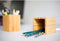 Tosnail 100% Bamboo Wood Desk Pen Pencil Holder Desk Organizer