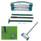 BSTOOL Rolling Garden Lawn Aerator Roller,Yard Rotary Push Tine Spike Soil Aeration Home Grass Steel Handle Heavy Duty