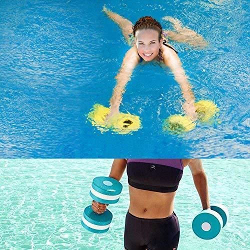 ZEYU SPORTS Aquatic Exercise Dumbbells - Set of 2 - for Water Aerobics