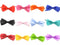 PET SHOW Baby Boys Girls Dog Bow Ties Pet Cat Bowties Collar for Wedding Party Grooming Accessories Color Assorted Pack of 12pcs