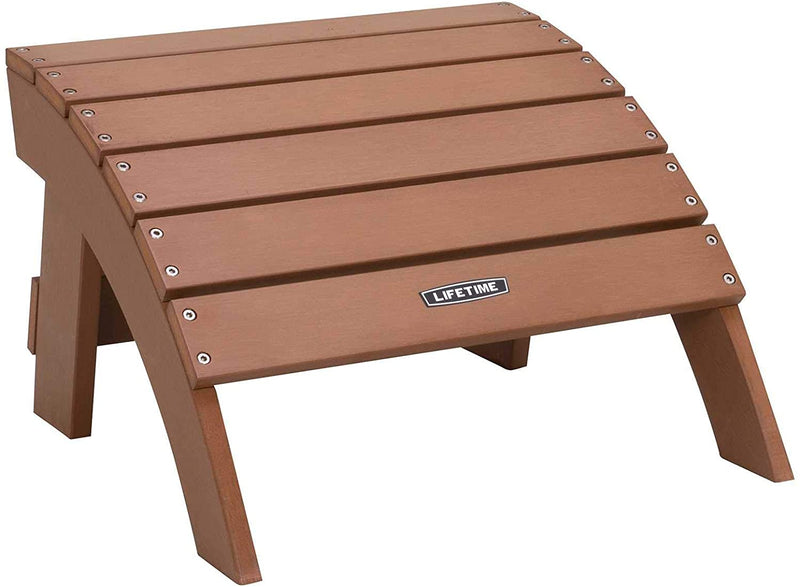 LIFETIME 60245 Adirondack Ottoman, Brown