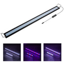 Hygger Full Spectrum Aquarium Light with Aluminum Alloy Shell Extendable Brackets, White Blue Red LEDs, External Controller, for Freshwater Fish Tank