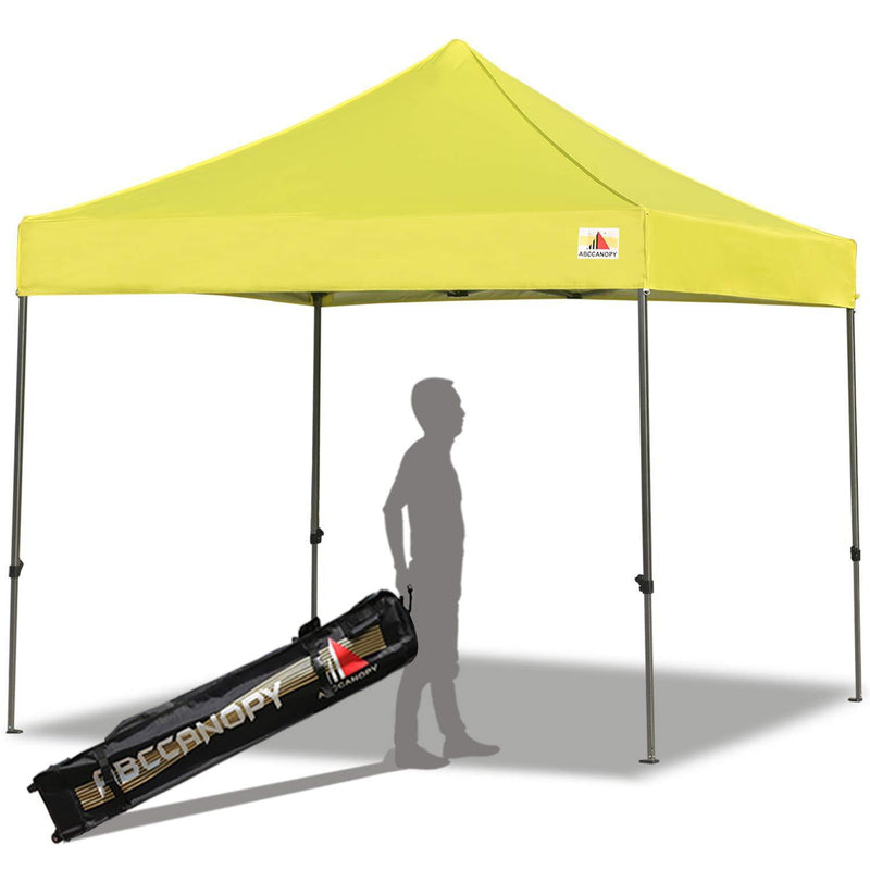 ABCCANOPY Pop up Canopy Tent Commercial Instant Shelter with Wheeled Carry Bag, 10x10 FT Navy Blue