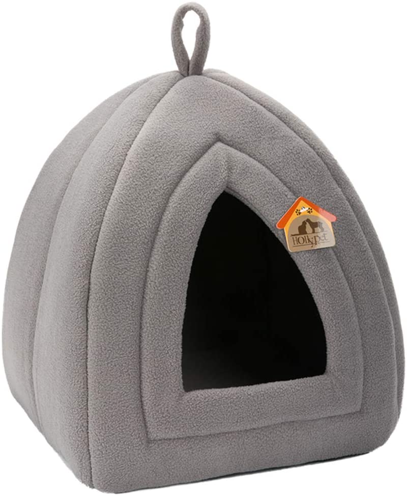 Allan Wendling (Patent) Self-Warming 2 in 1 Foldable Comfortable Triangle Pet Cat Bed Tent House