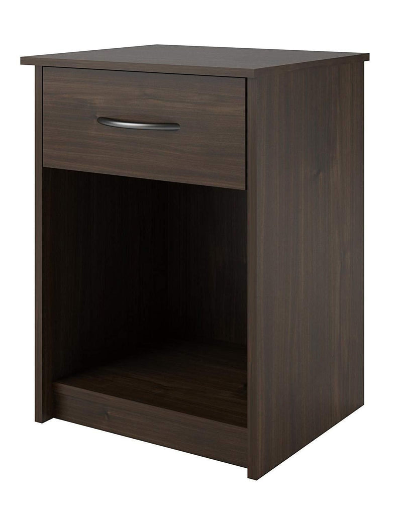 Ameriwood Home Core Nightstand, Black Oak