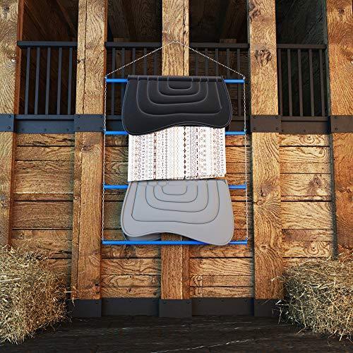 Echo Beach Equestrian Blanket Rack 33" Suitable for Horse Blankets, Saddle Blankets, Pads & Towels. Extra Long for Western Saddle Blankets and Horse Blankets.