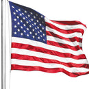 Anley EverStrong Series American US Flag 2x3 Foot Heavy Duty Nylon - Embroidered Stars and Sewn Stripes - 4 Rows of Lock Stitching - USA Banner Flags with Brass Grommets 2 X 3 Ft