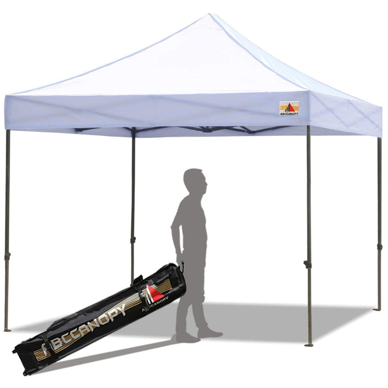 ABCCANOPY Pop up Canopy Tent Commercial Instant Shelter with Wheeled Carry Bag, 10x10 FT Navy Blue