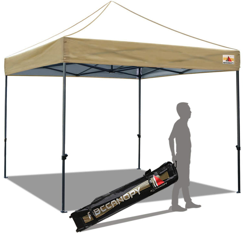 ABCCANOPY Pop up Canopy Tent Commercial Instant Shelter with Wheeled Carry Bag, 10x10 FT Navy Blue