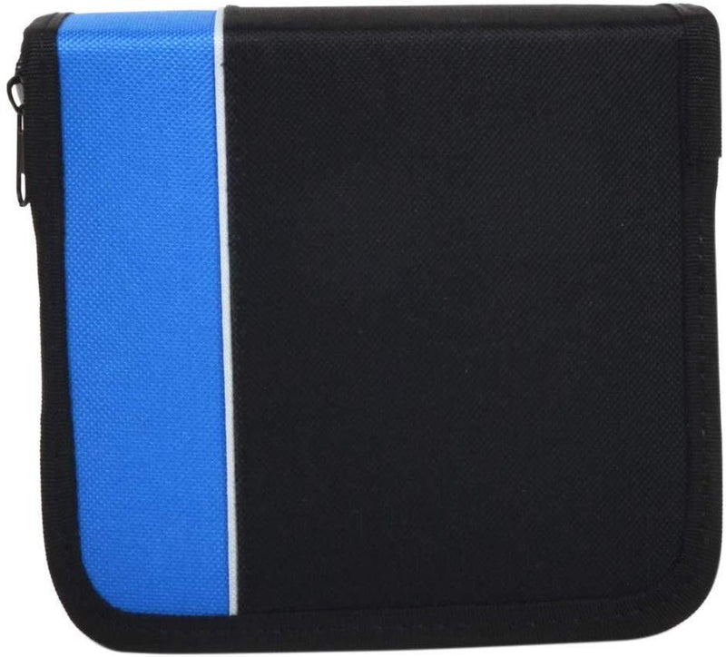 XtremPro CD DVD VCD Blue-Ray Nylon Zipper Wallet Case 24 Capacity- Black (11091)